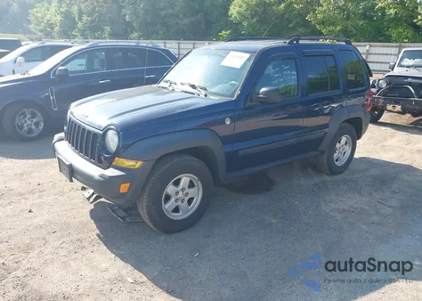 2006 Jeep Liberty Sport из США, поврежденный, VIN 1J4GL48K56W209186